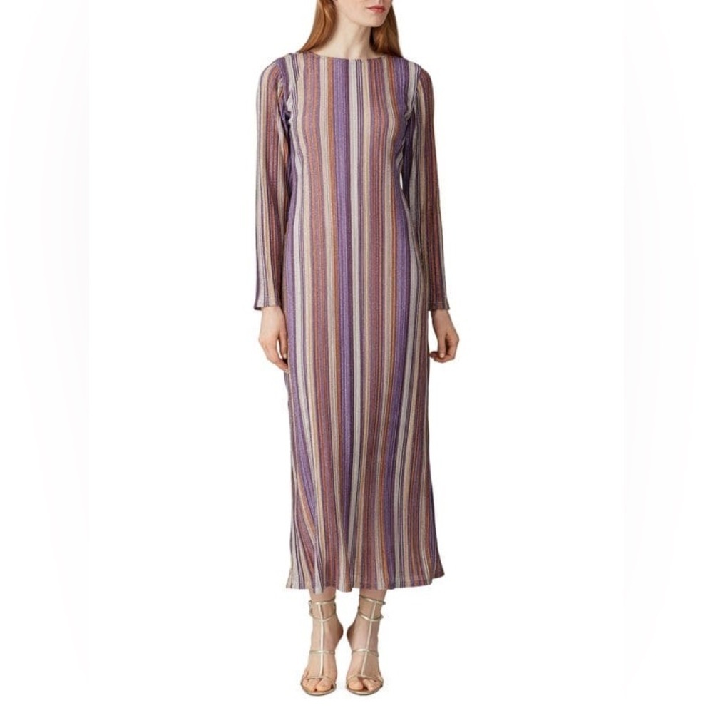 Kendall & Kylie Multi Striped Backless Dress | Size 8/10